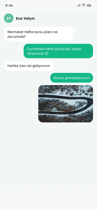 Dalgam sesli ve görüntülü arama ekranı