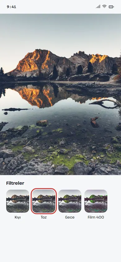 Kolajcı hikâye boyutları ekranı