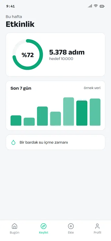 Nefes Al sesli rehberler ekranı