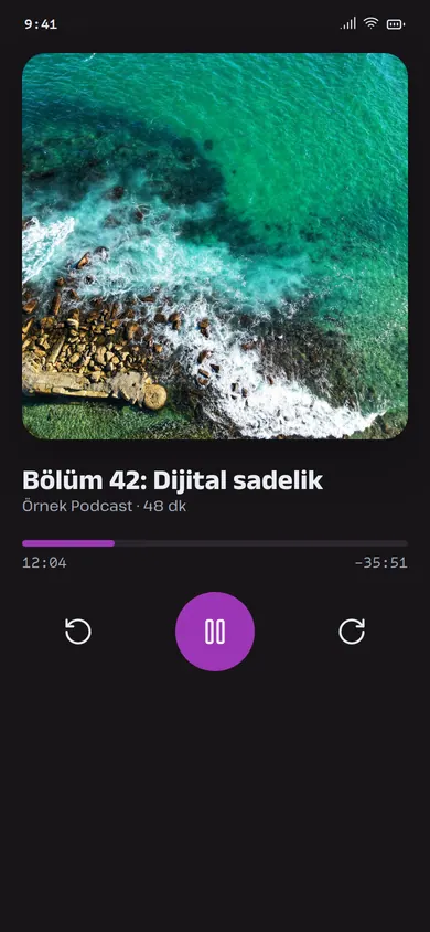 Podkes sessizlik atlama ekranı