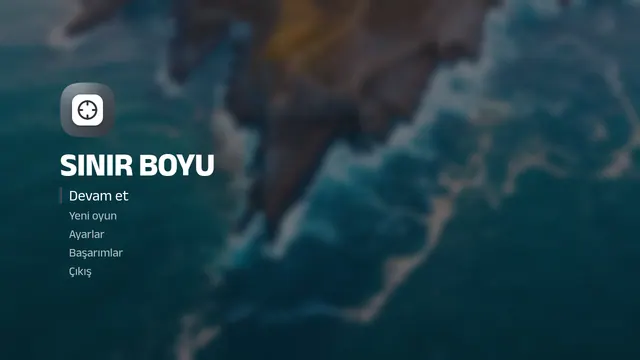 Sınır Boyu ana menüsü