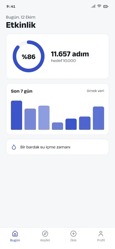 Uykum ana ekranı