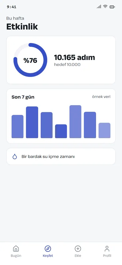 Uykum akıllı alarm ekranı